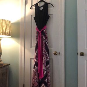 Jessica Howard flowy silk and rayon dress (12)